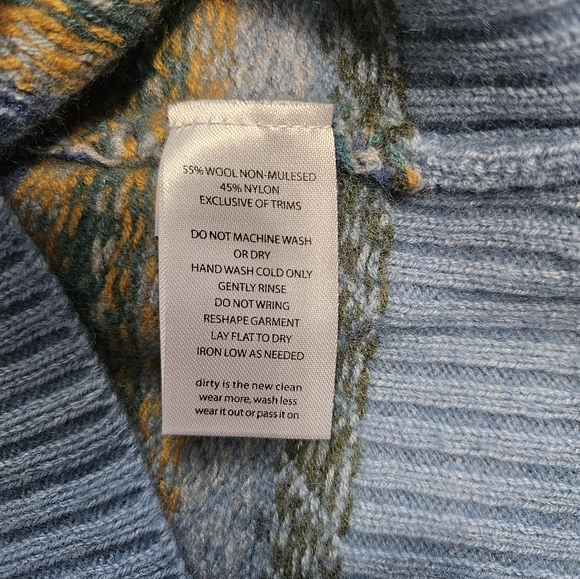 Toad & Co Womens Blue Cazadero Sweater - Picture 5 of 7